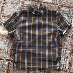 Black and White Short Sleeve Tee Classic Design